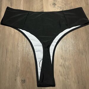 Black Cheeky Bikini Bottoms